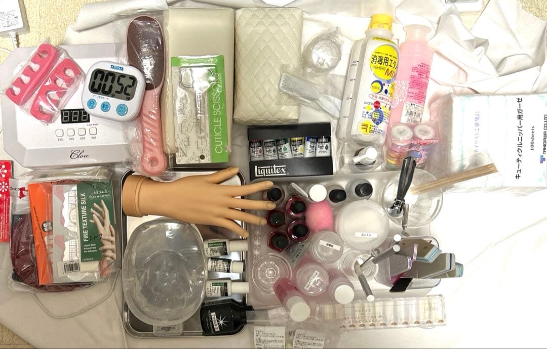 ネイリスト検定 セット まとめ売り 3級 2級 ネイル3級検定セット ハンド付き