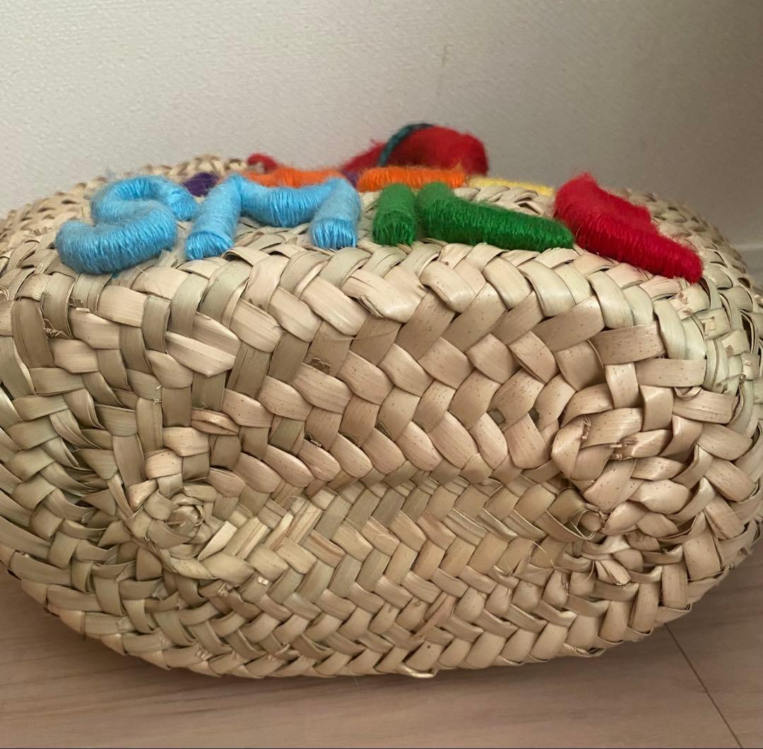 Kilometre Paris カラフルかごバッグ