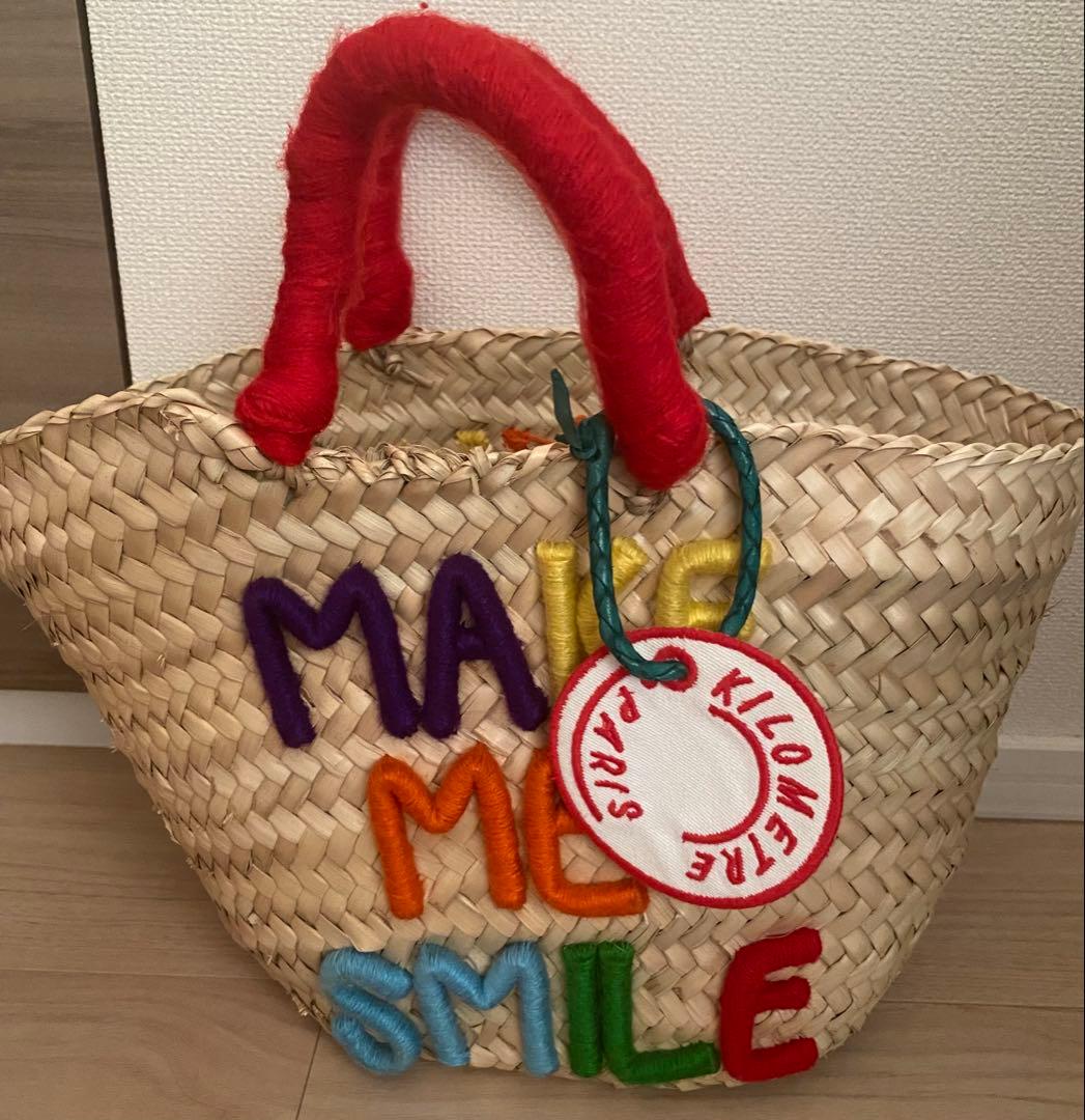 Kilometre Paris カラフルかごバッグ