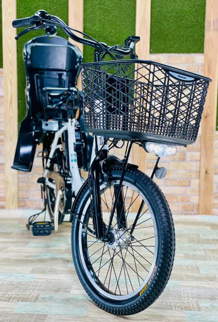 週末スペシャル 王様 美品 パナソニック 子供乗せ電動アシスト自転車H1917