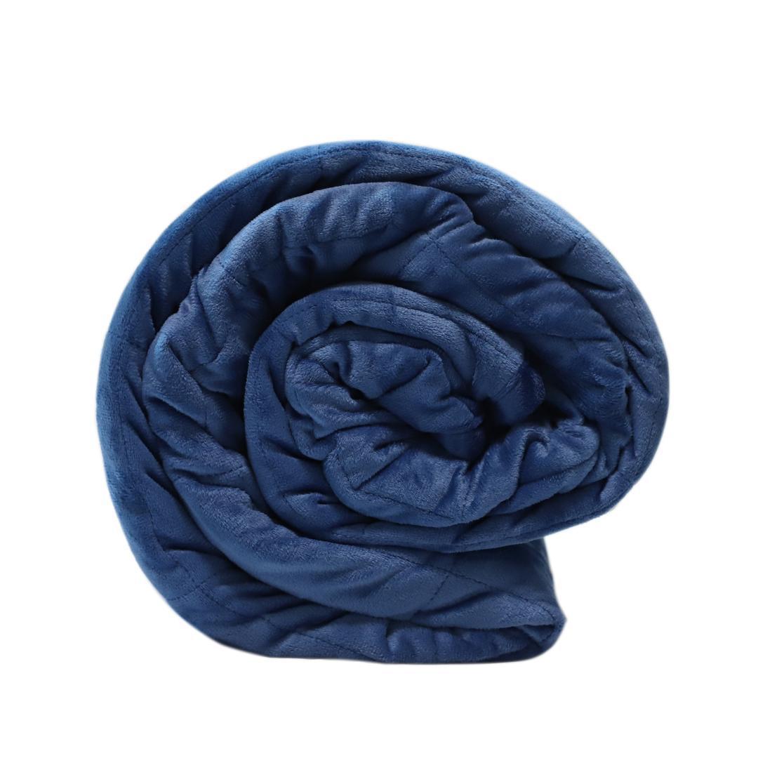 【訳あり】ハグラビ ウェイトブランケット/ネイビー・S(約6.8Kg)・シングル