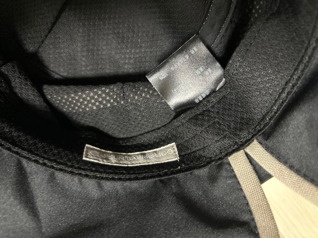 【美品】サンバリア100 ナチュラル・リボンハット