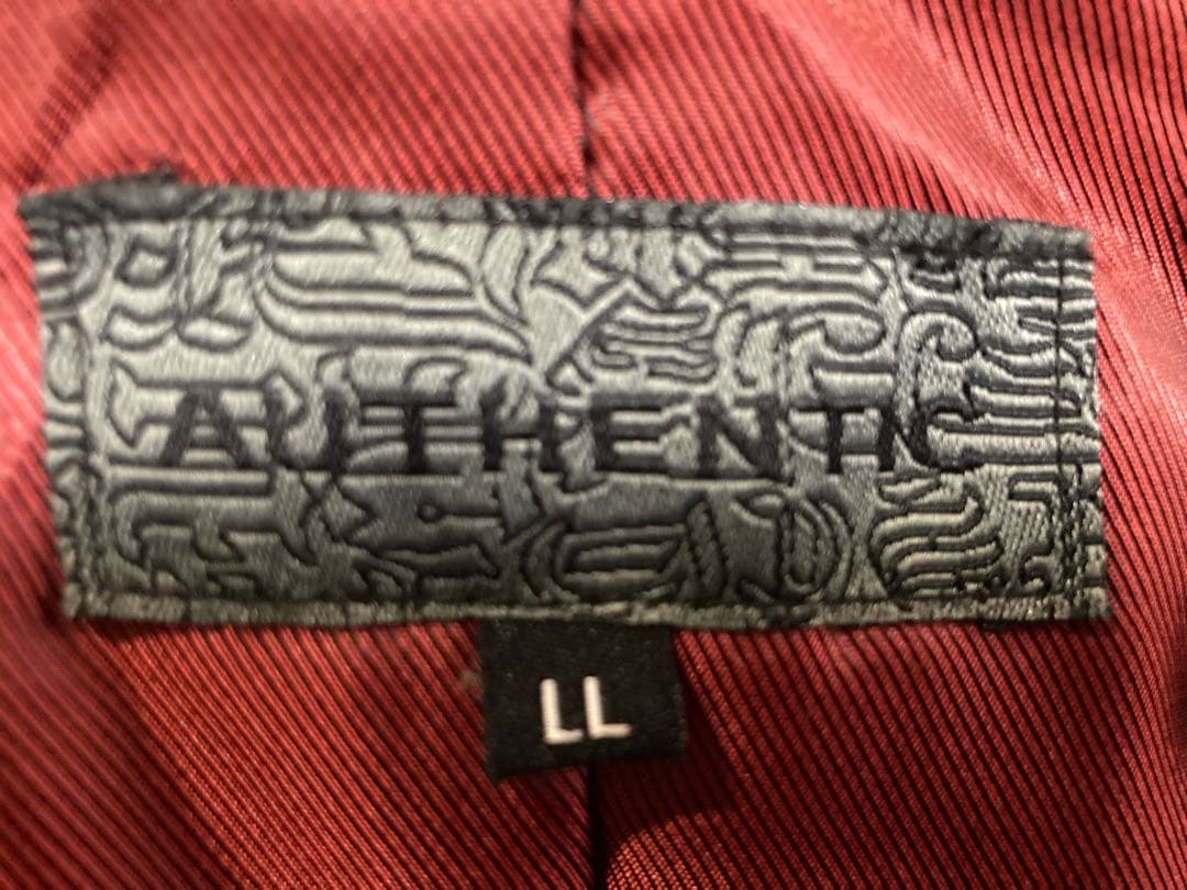 authentic 黒 ベロアダッフルコート ファー付き　used