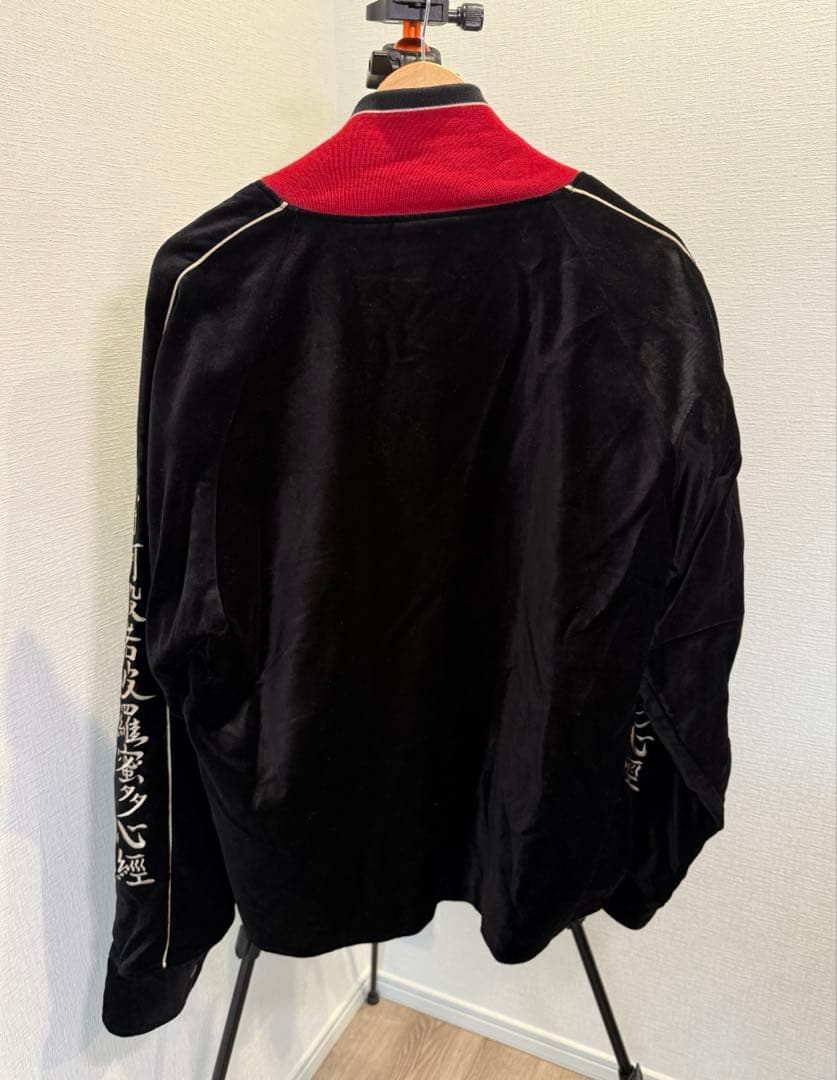 テーラー東洋 ベロアスタジャン XL 黒 ジョンレノン着用 blackmeans