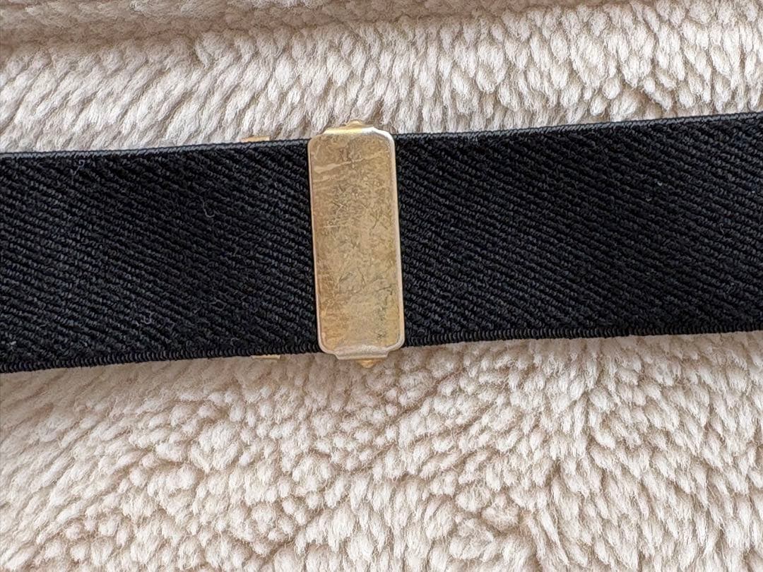 Curensology カレンソロジー　サスペンダーパンツ ブラックストライプ