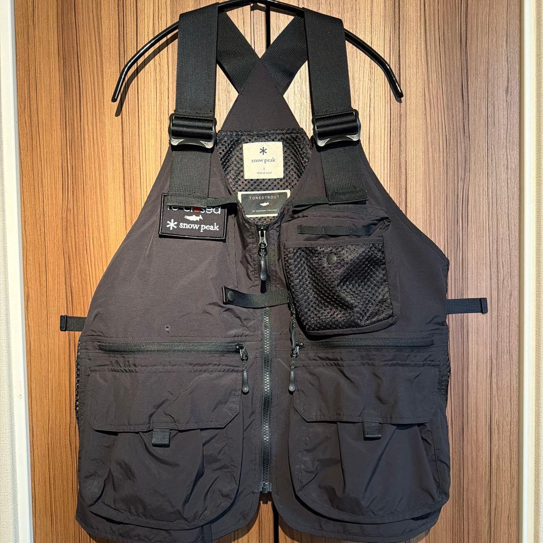 美品　スノーピークToned Trout Camp Vest 2 Black