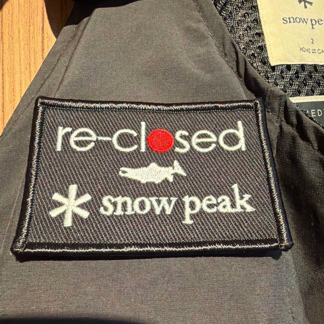 美品　スノーピークToned Trout Camp Vest 2 Black