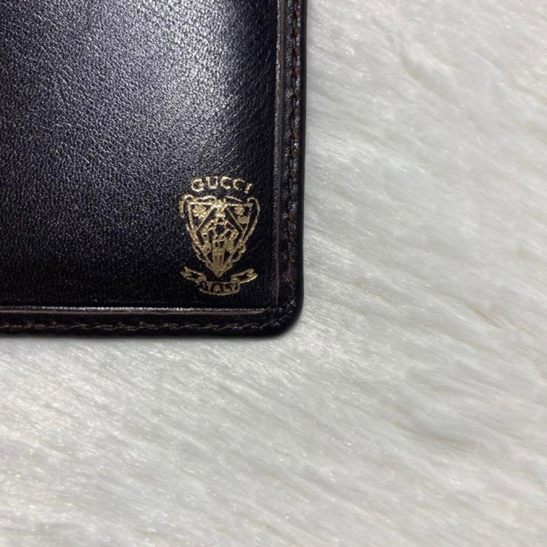 早い者勝ち美品　GUCCI グッチ　オールド　ヴィンテージ　カードケース　二つ折