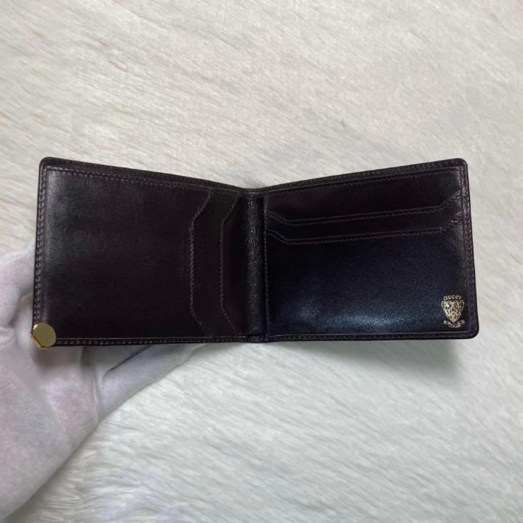 早い者勝ち美品　GUCCI グッチ　オールド　ヴィンテージ　カードケース　二つ折