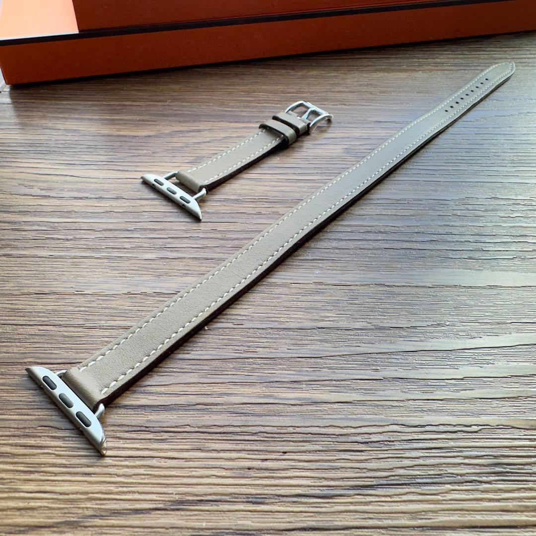 2744 Apple Watch エルメス　エトゥープ　ドゥブルトゥール　二重