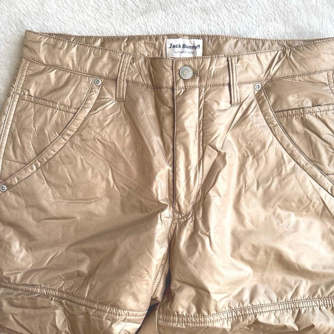 メンズゴルフジャックバーニー 暖パンシャンパンゴールドサイズ5