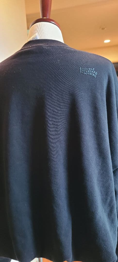 ダブルスタンダードクロージング★変形こなれスウェット★ブラック