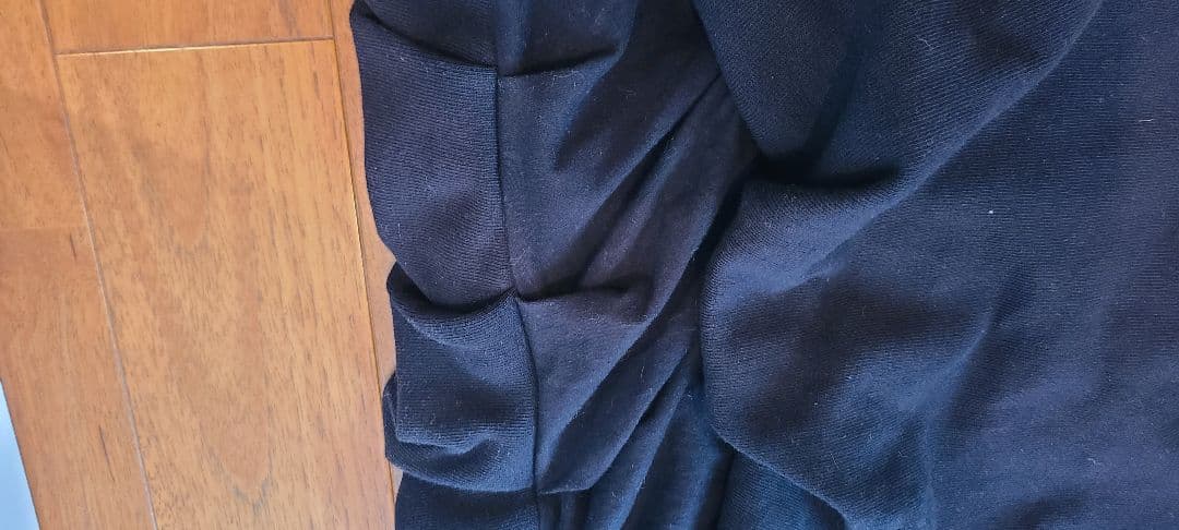 ダブルスタンダードクロージング★変形こなれスウェット★ブラック