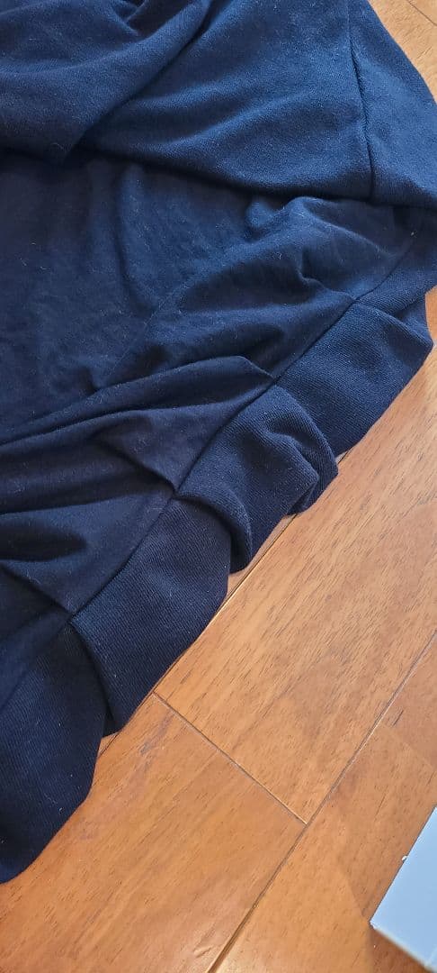 ダブルスタンダードクロージング★変形こなれスウェット★ブラック