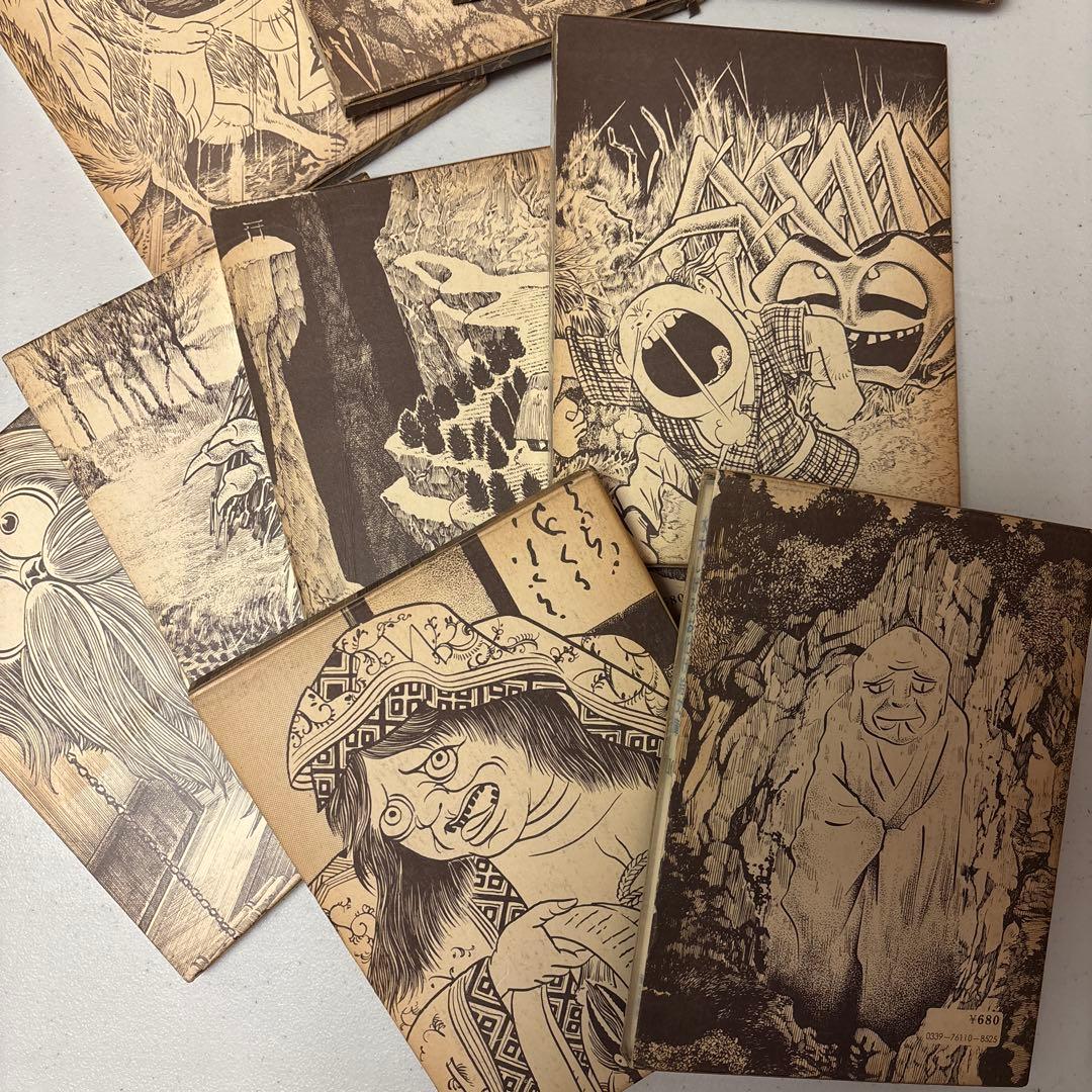 希少！初版&全巻直筆サイン入り 水木しげるお化け絵文庫 全10巻セット