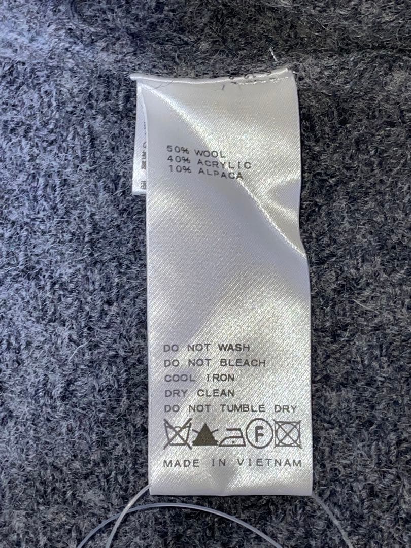 【未使用】Spick&Span ケープニットポンチョ　グレー Fサイズ