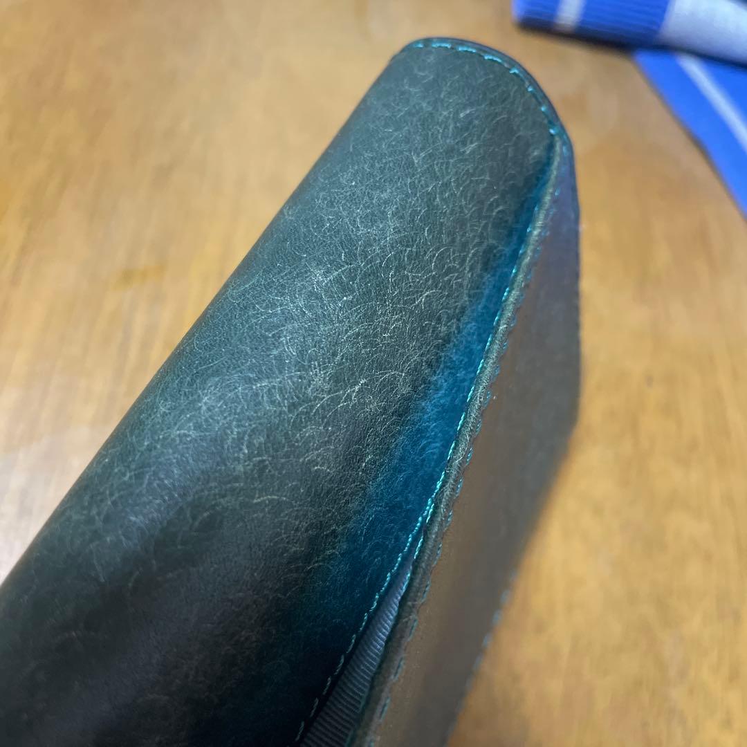 本革 BAGGY PORT（バギーポート）　財布　ターコイズ