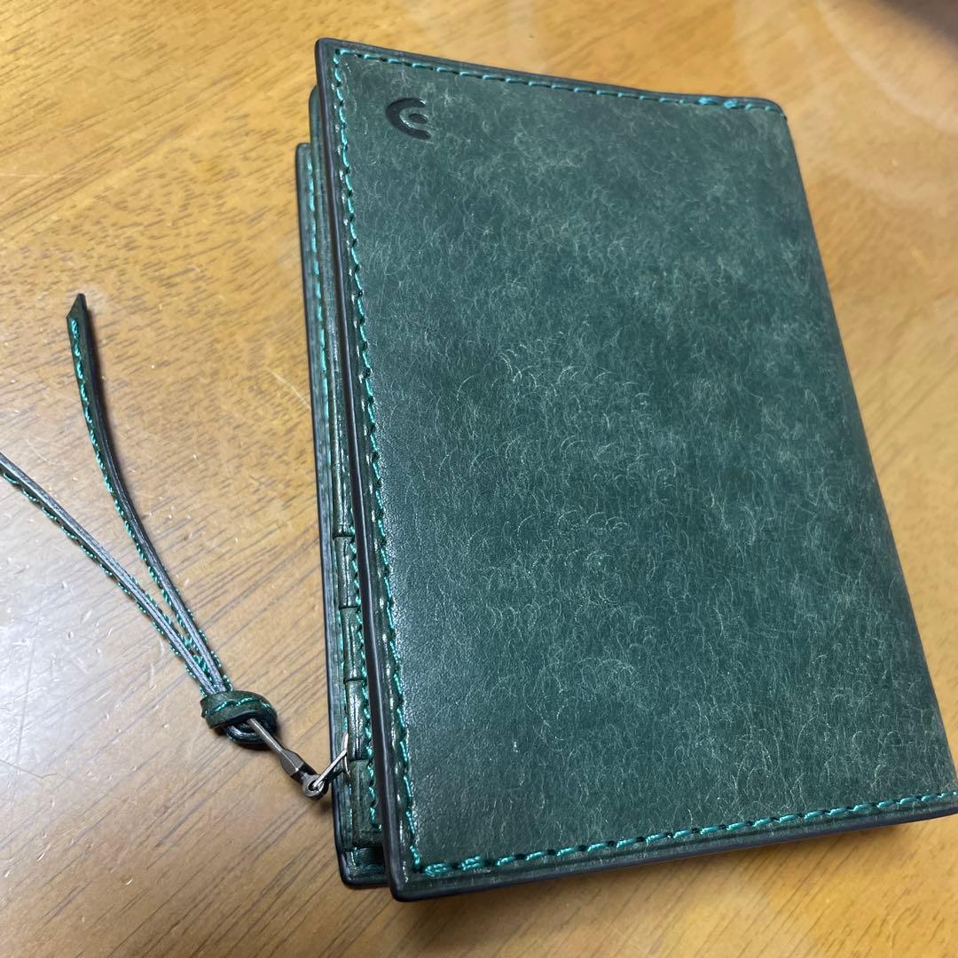 本革 BAGGY PORT（バギーポート）　財布　ターコイズ