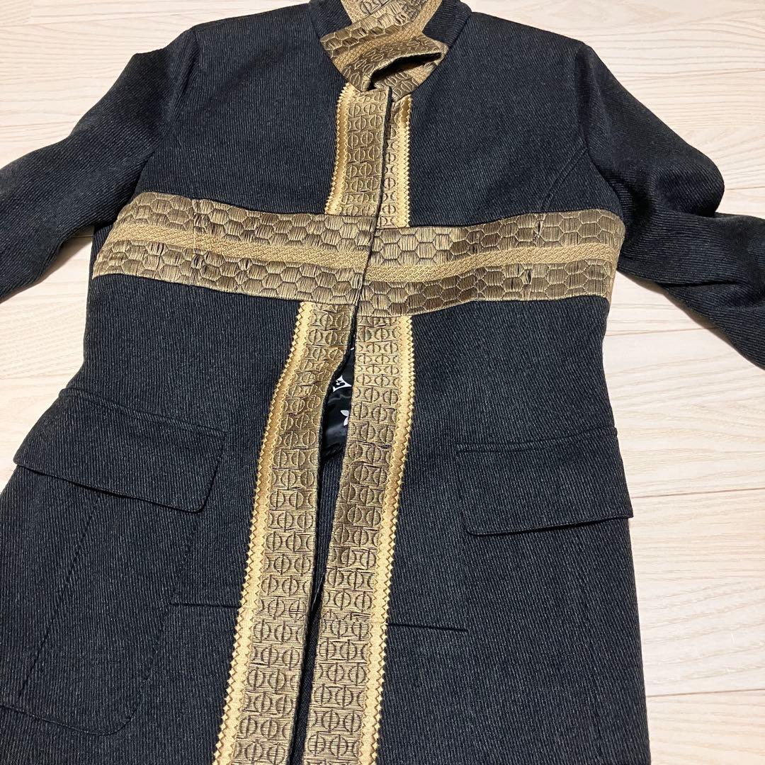 定価250,000円　ルナマティーノ　ロングコート　ガウン　チェスター　ウール