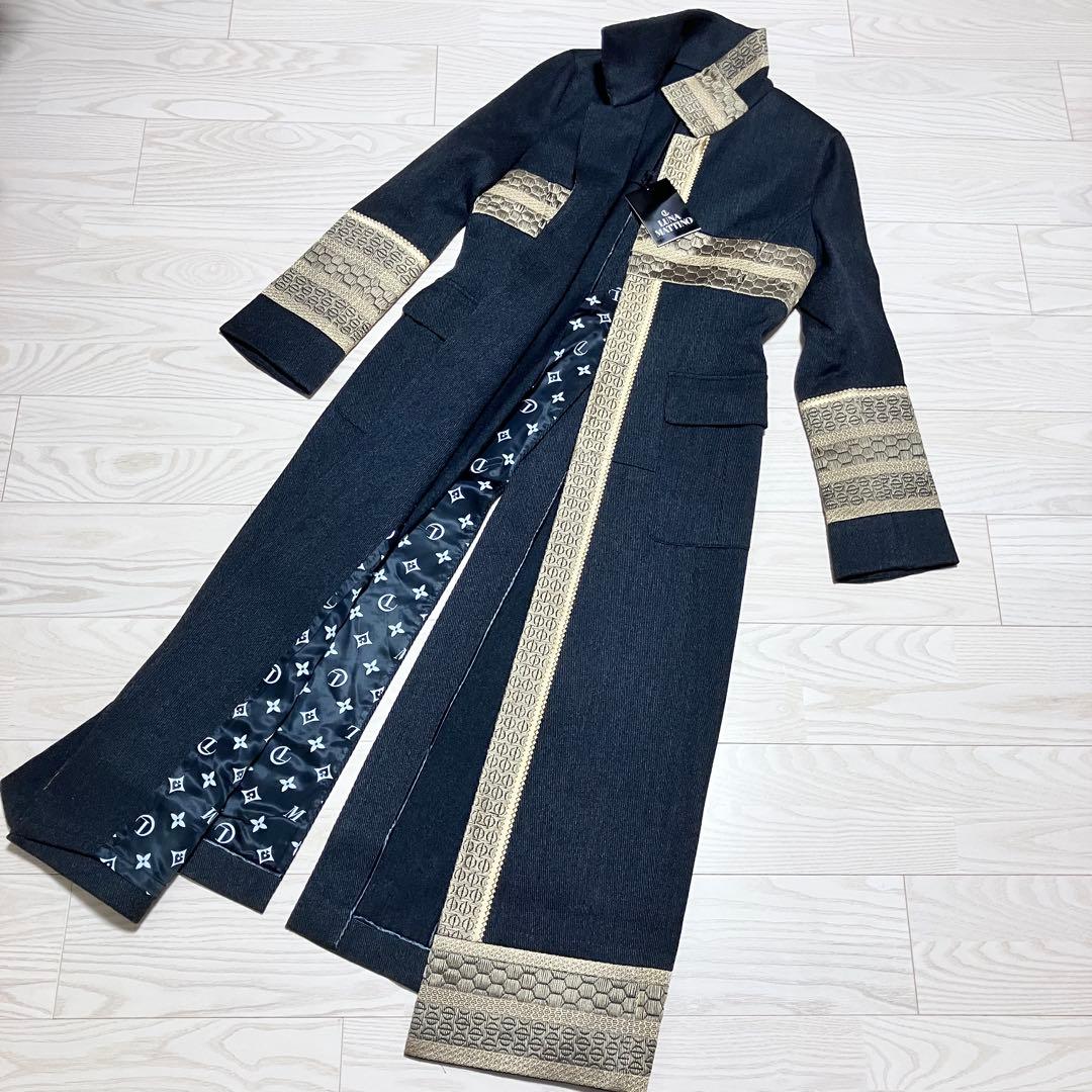 定価250,000円　ルナマティーノ　ロングコート　ガウン　チェスター　ウール