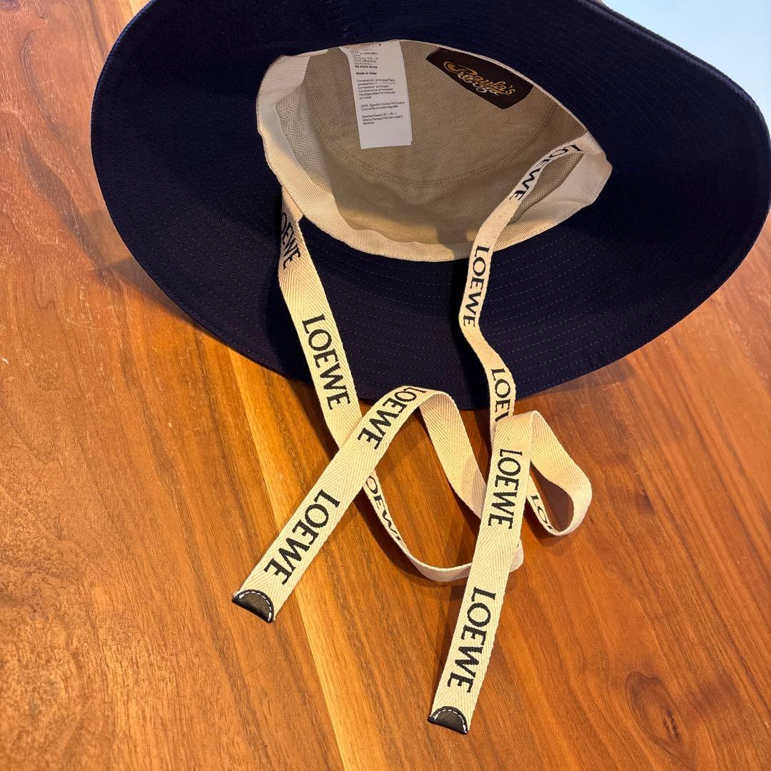 【未使用品】LOEWE ネイビー フィッシャーマンハット