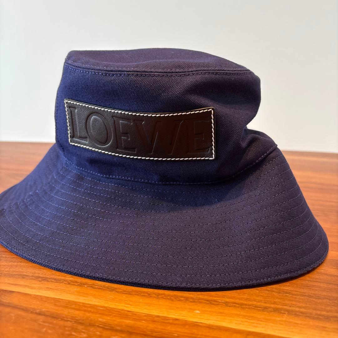 【未使用品】LOEWE ネイビー フィッシャーマンハット