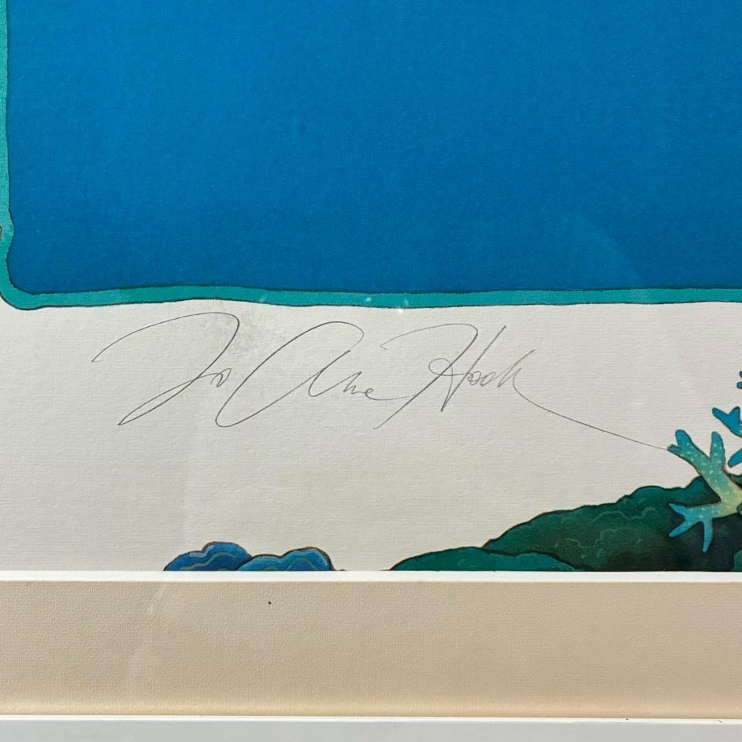 ジョアン・フック「ウポル島」シルクスクリーン 大作 直筆サイン入り マリンアート