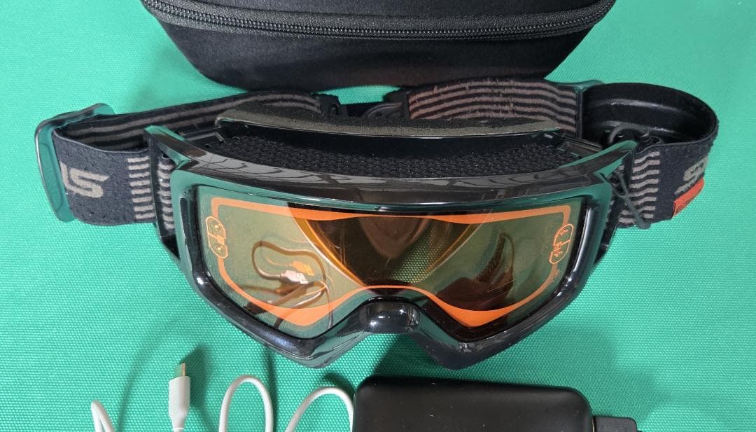 スワンズ　熱線ゴーグル　専用箱付き　専用バッテリー付き