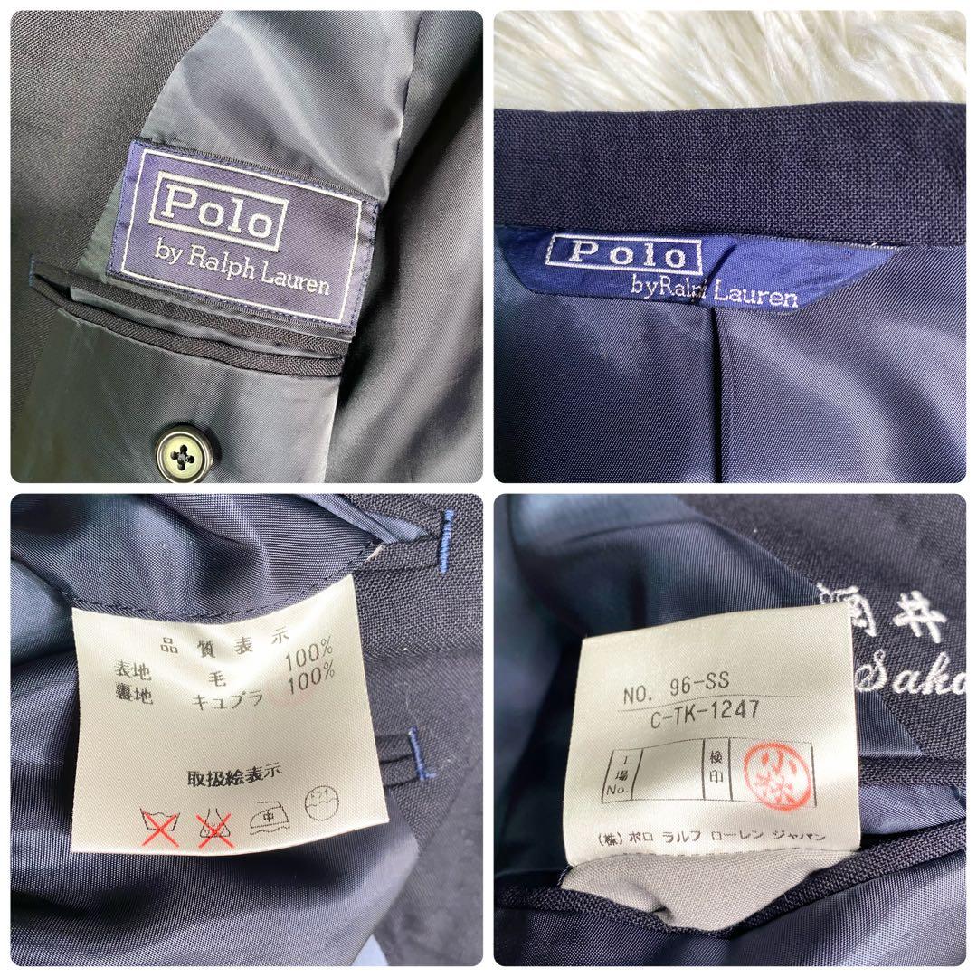 美品✨ラルフローレン スーツ スリーピース セットアップ ネイビー