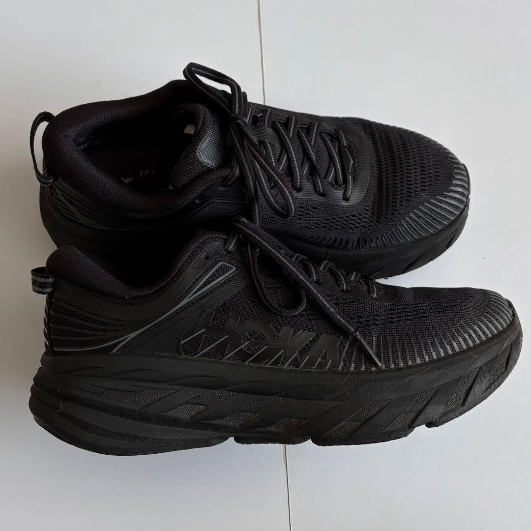 HOKA ONEONE ホカオネオネ BONDI 7 ブラック 24.0 厚底
