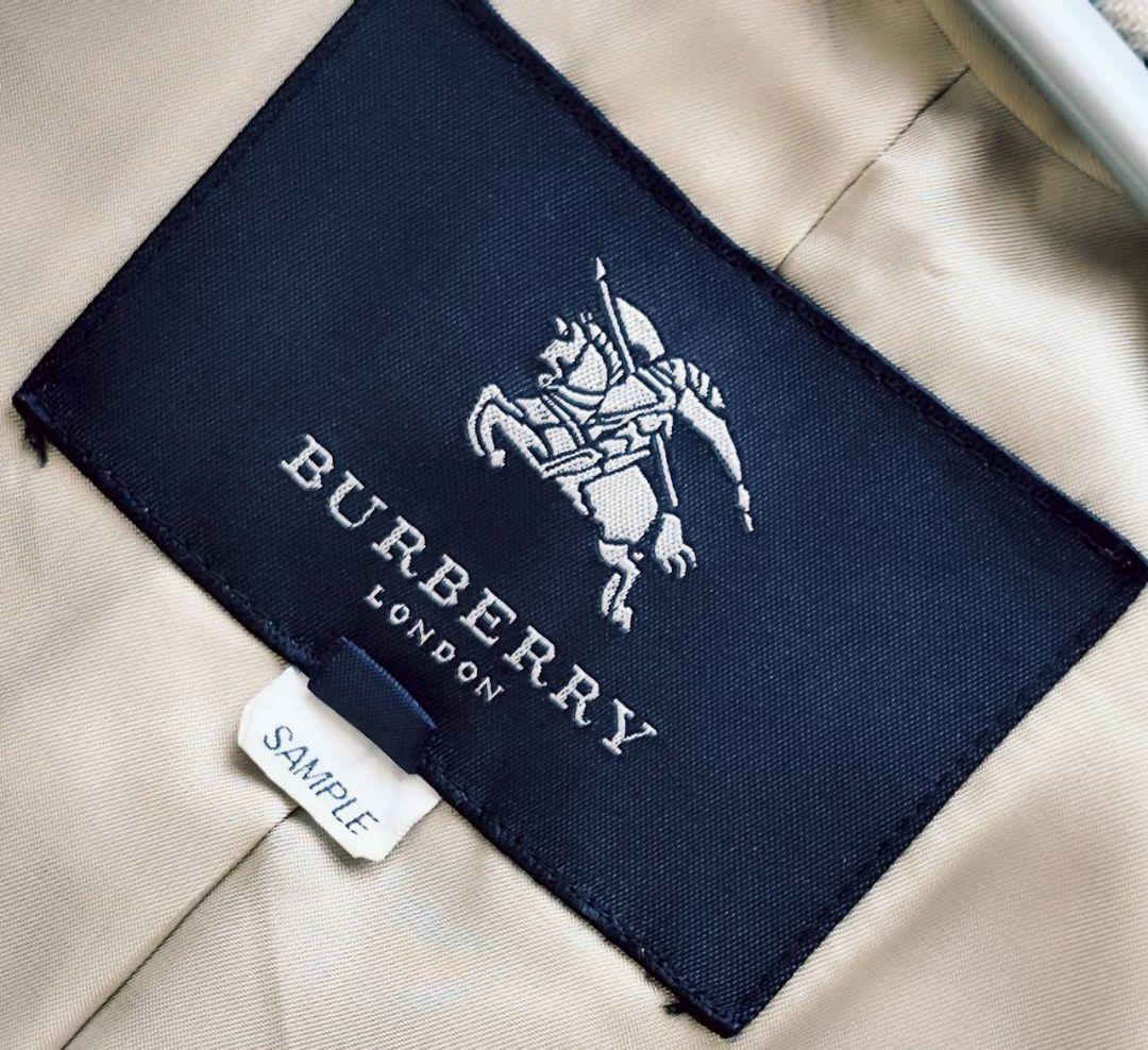 バーバリーロンドン ノバチェック ダブルフェイス リバーコート 黒