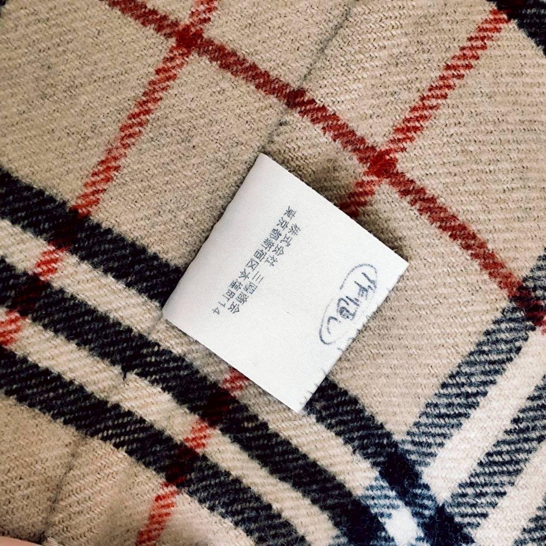 バーバリーロンドン ノバチェック ダブルフェイス リバーコート 黒