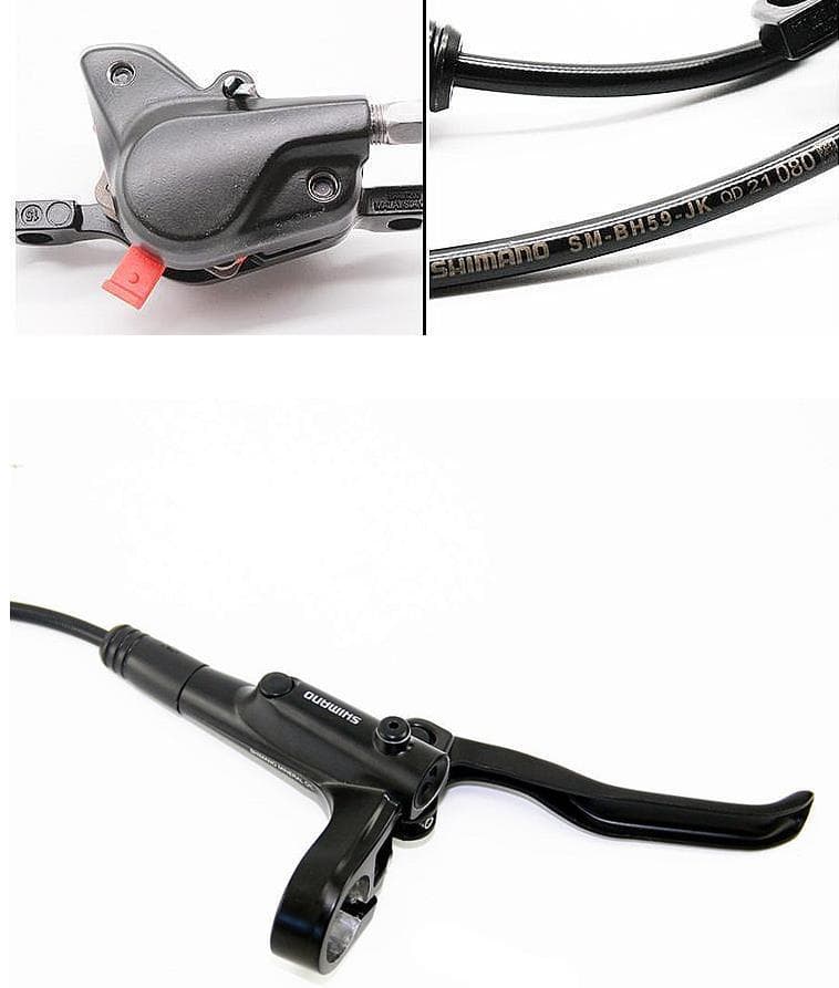 シマノMT200油圧ディスクブレーキ+RT56ローター(180mm)２枚セット