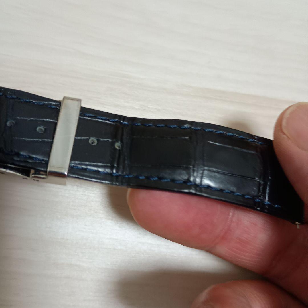 と*と様 ブラック グレー　腕時計用レザーベルト　2個セット