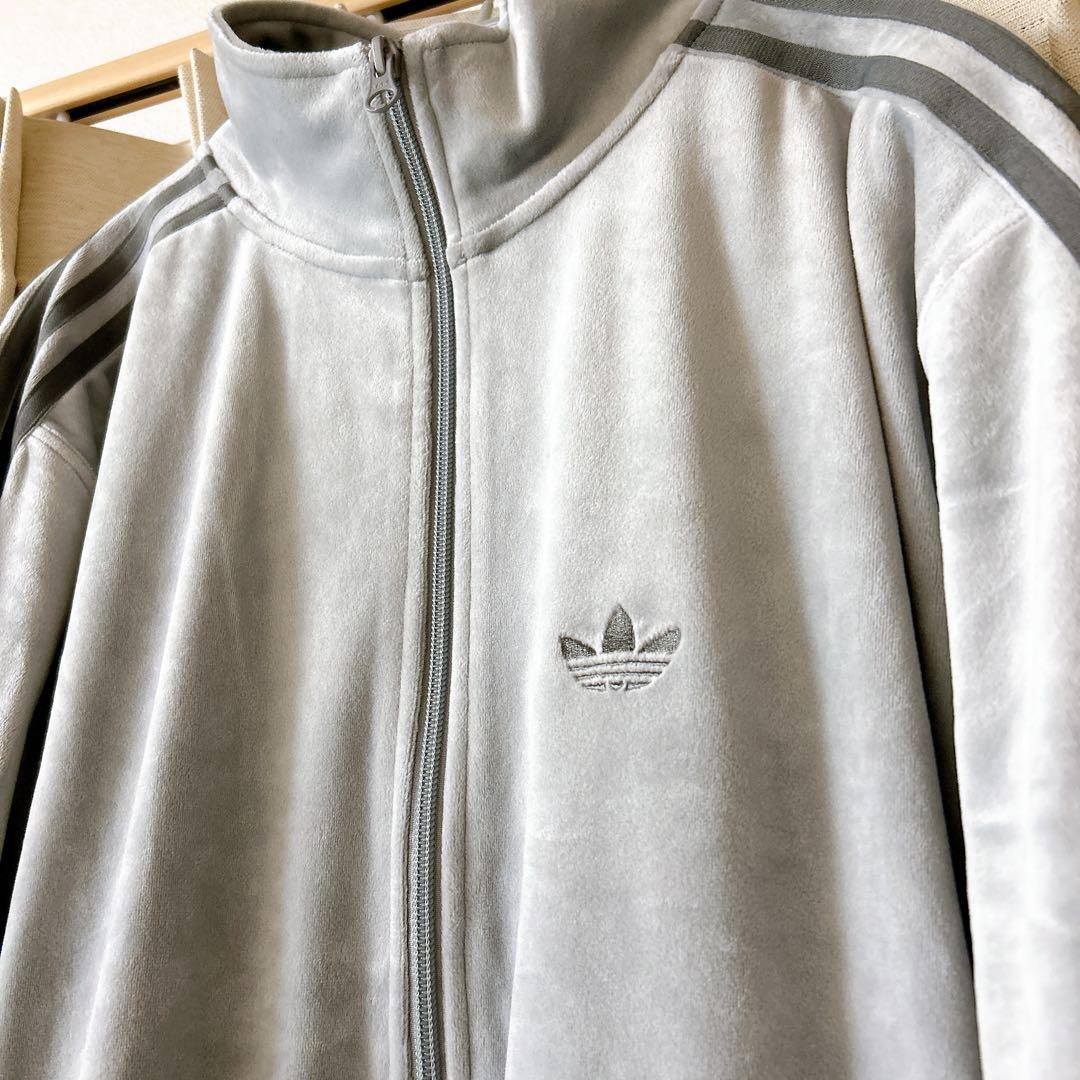 トップス adidas BECKENBAUER VELOUR TRACK TOP