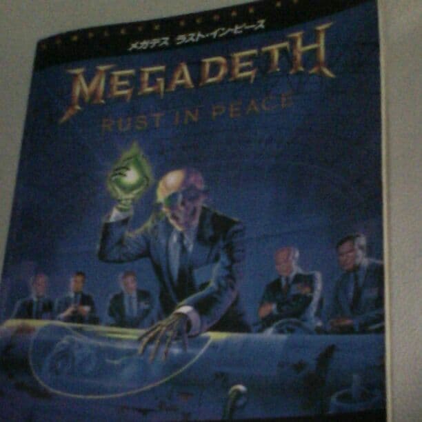 Megadeth,Rust inPeace,Bandscore楽譜