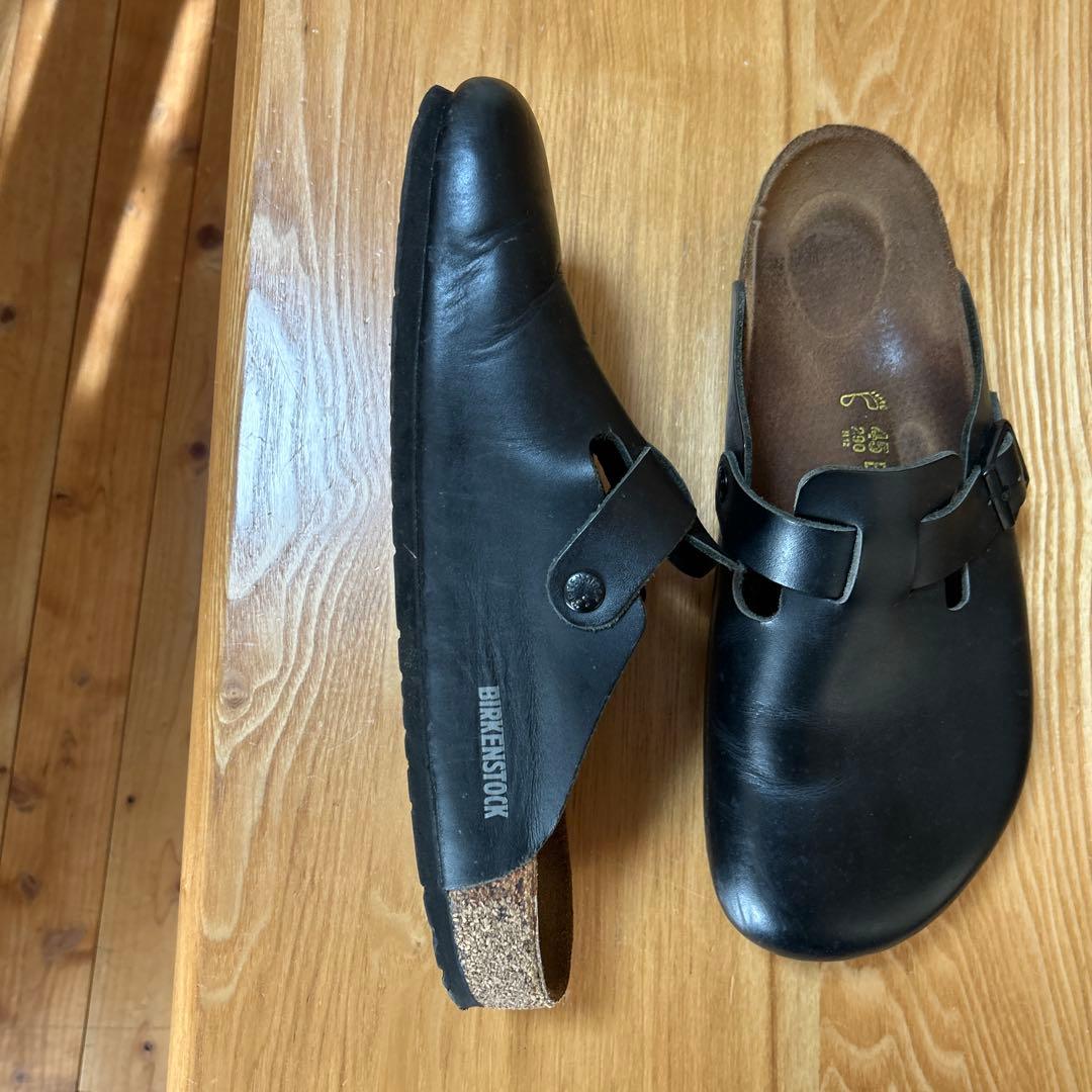 はふひ　Birkenstock ブラック サンダル　大きいサイズ