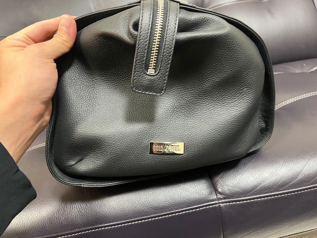 メルセデスベンツGOLD PFEIL黒 レザーボストンバッグ　新品未使用