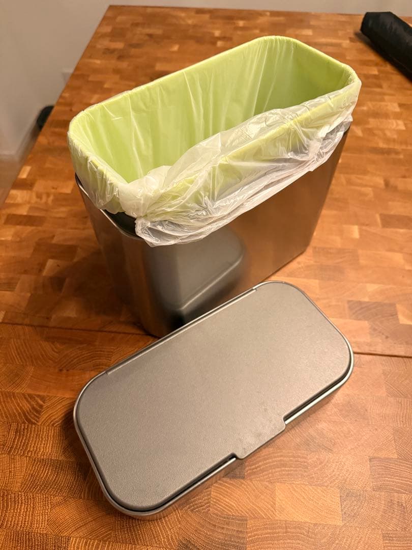 simplehuman 声+センサー式レクタンギュラーゴミ箱58L +コンポスト