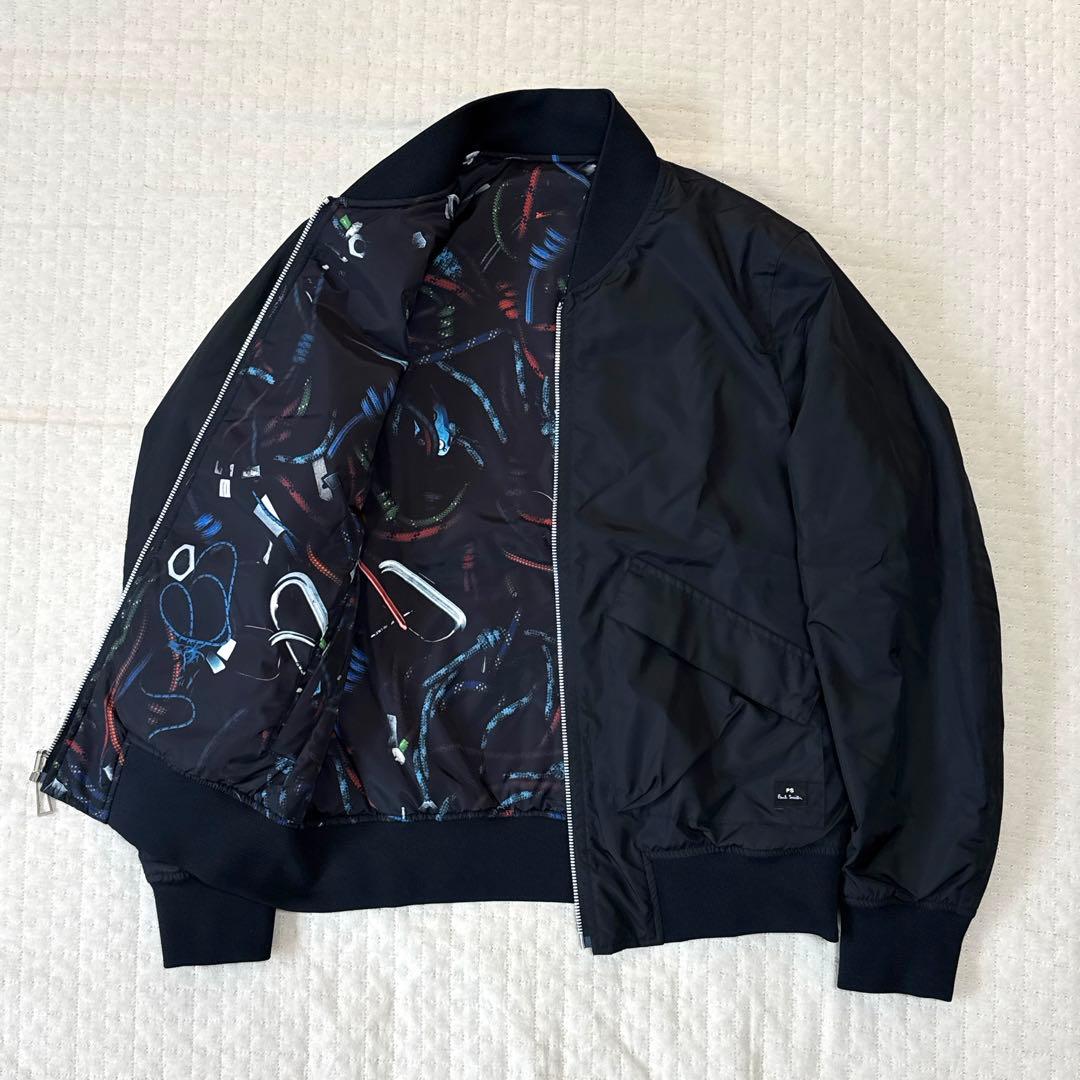 【美品】ポールスミス リバーシブル ジャケット 総柄