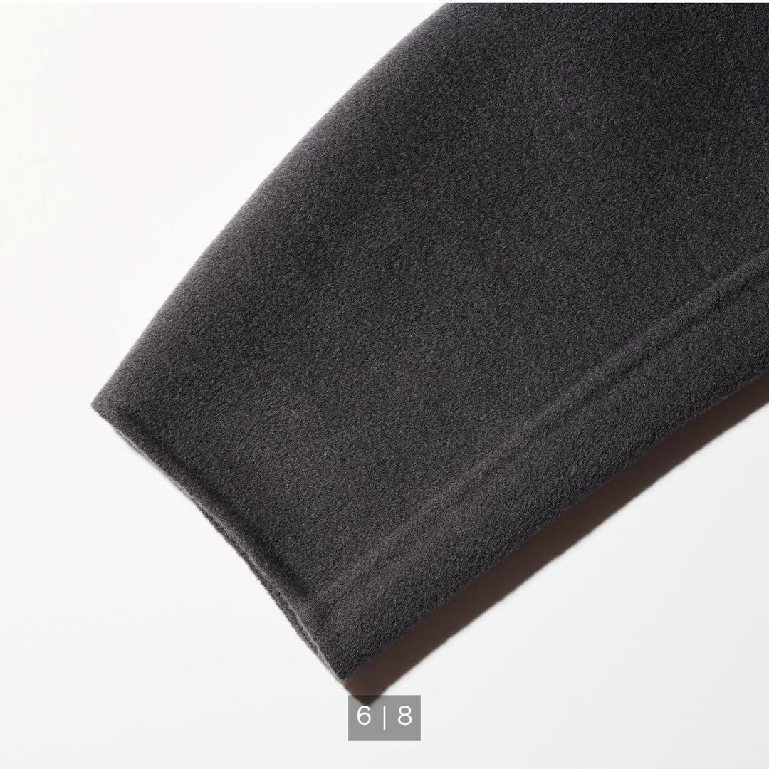 【未使用タグ付き】UNIQLO+J カシミヤブレンドノーカラーコート S