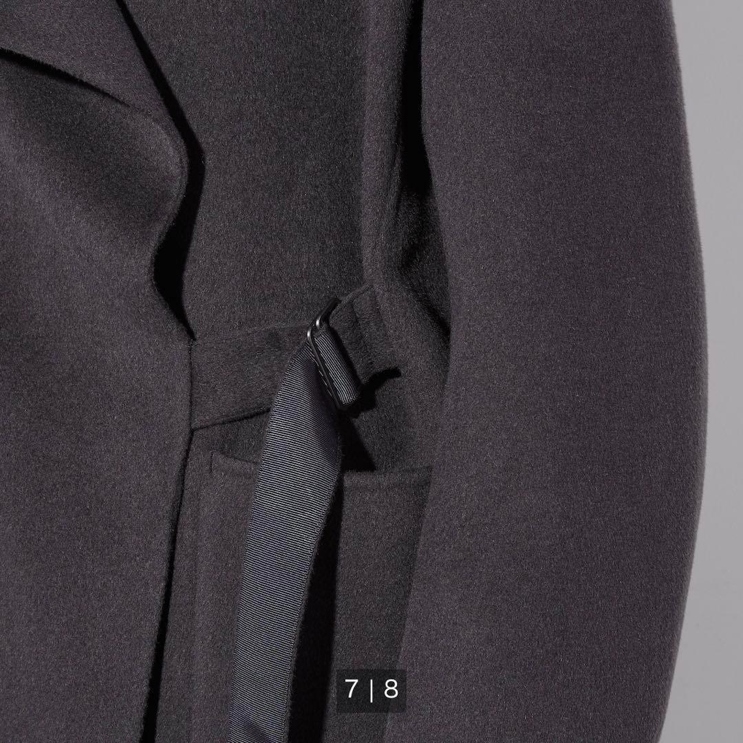 【未使用タグ付き】UNIQLO+J カシミヤブレンドノーカラーコート S