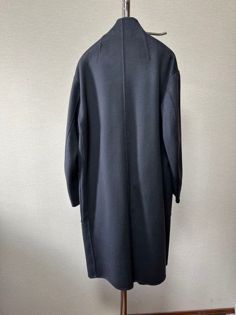 【未使用タグ付き】UNIQLO+J カシミヤブレンドノーカラーコート S