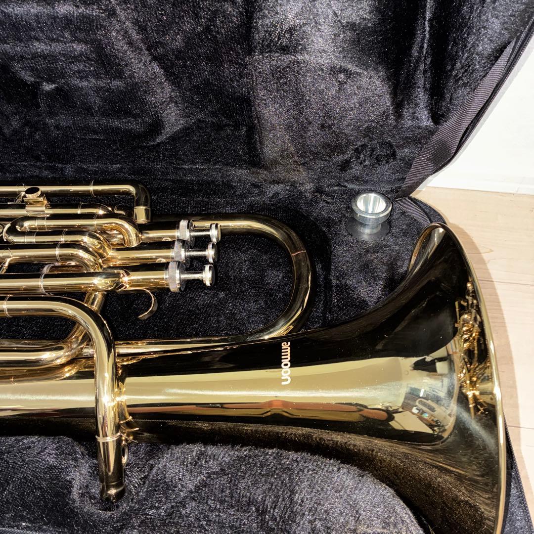 希少　美品　メンテ済み　amoon ユーフォニアム 本体 ケース付き