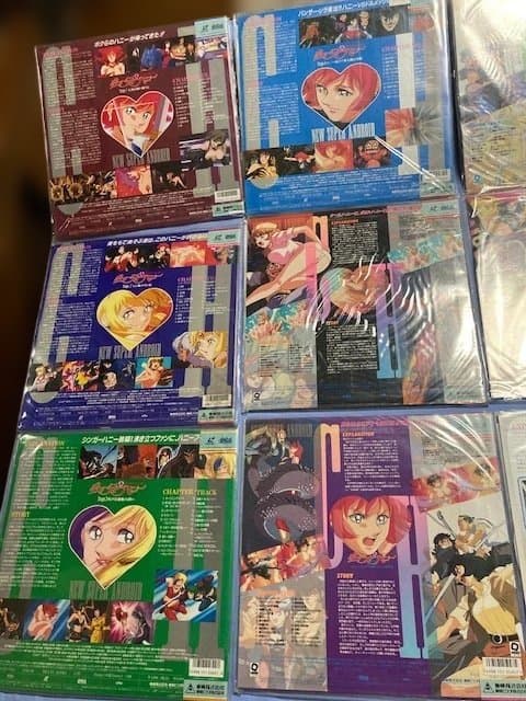 LD 「新キューティーハニー 」 Stage1〜8+特別篇　レア中古品セット