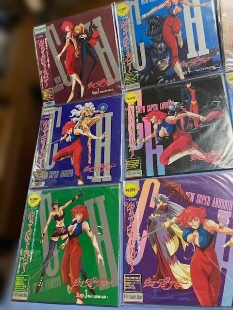 LD 「新キューティーハニー 」 Stage1〜8+特別篇　レア中古品セット