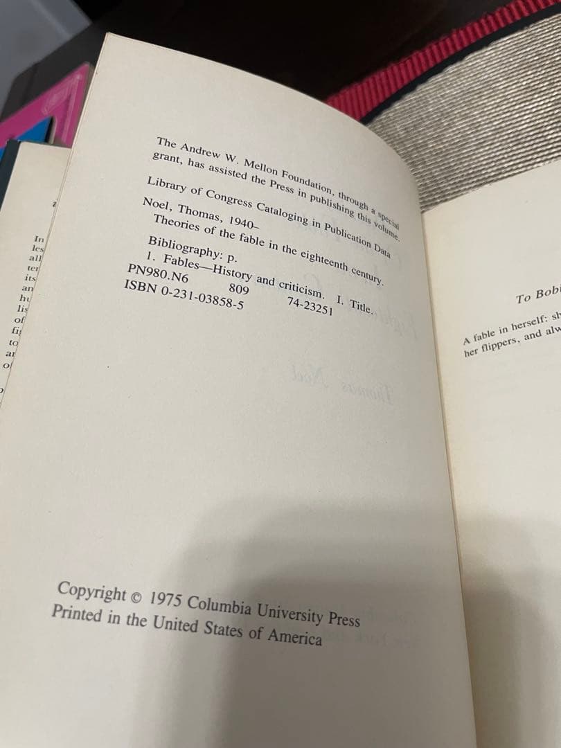 Theories Of the Fable In the Eighteenth…