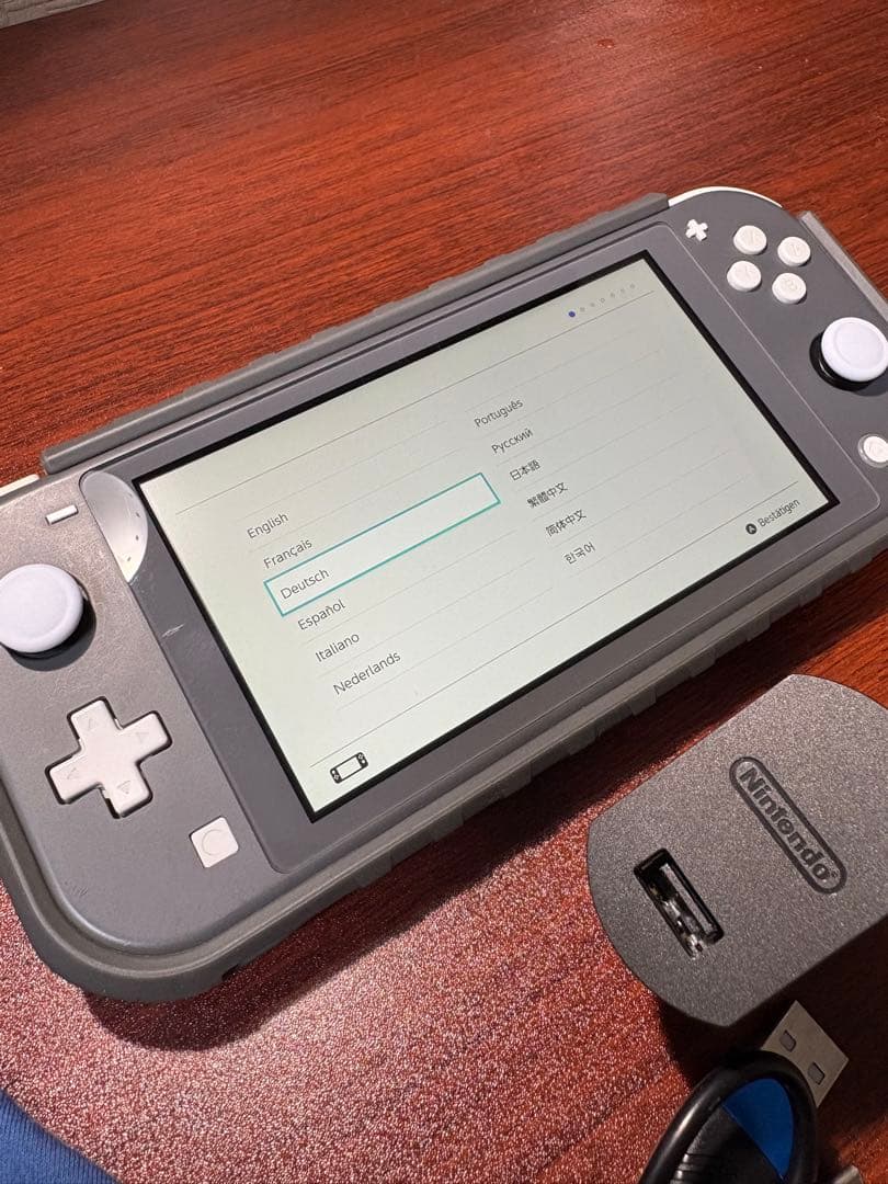 Nintendo Switch Lite グレー カバー付き