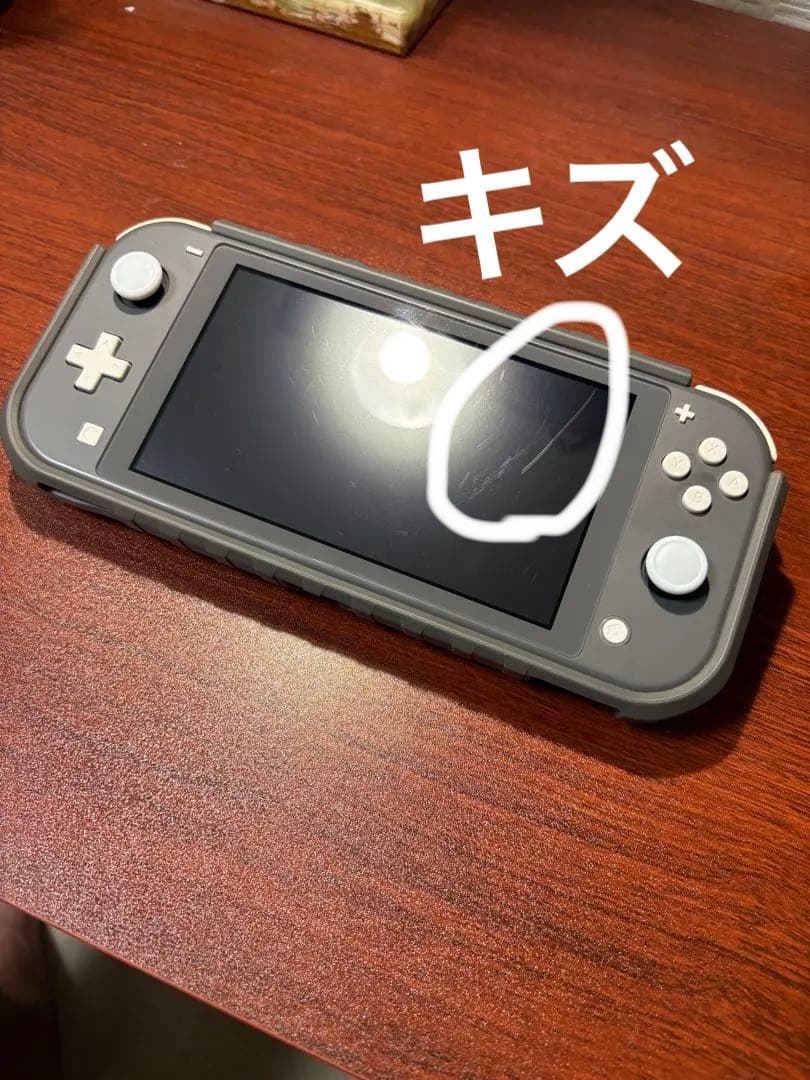 Nintendo Switch Lite グレー カバー付き