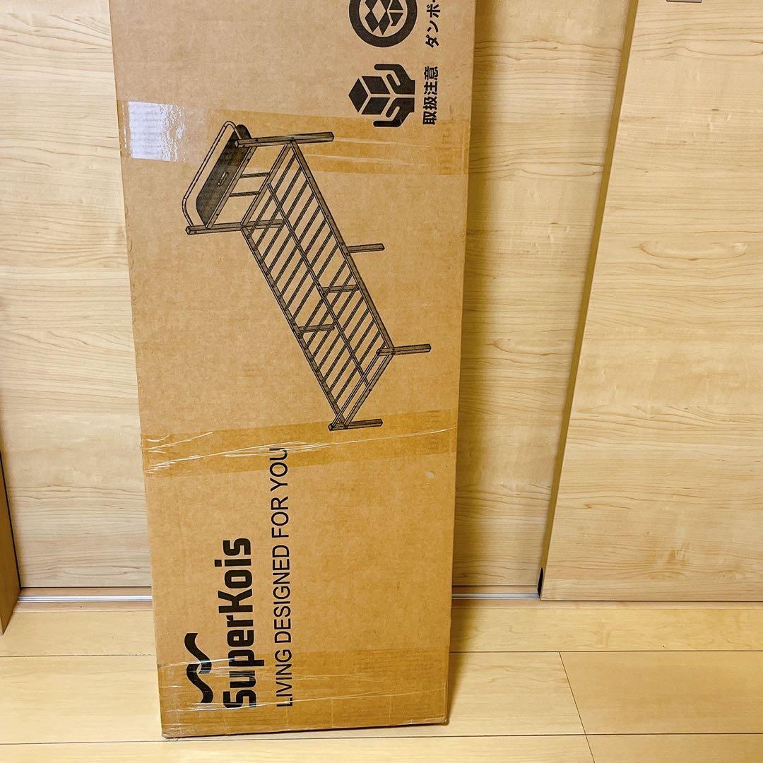 ベッドフレーム シングル USB&Type-C 床下収納高さ31cm ホワイト